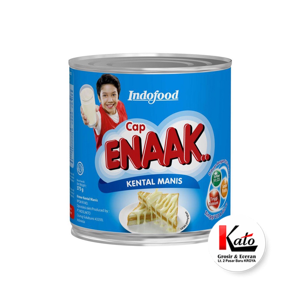 

Cap Enaak Kental Manis Putih Kaleng 370 gr