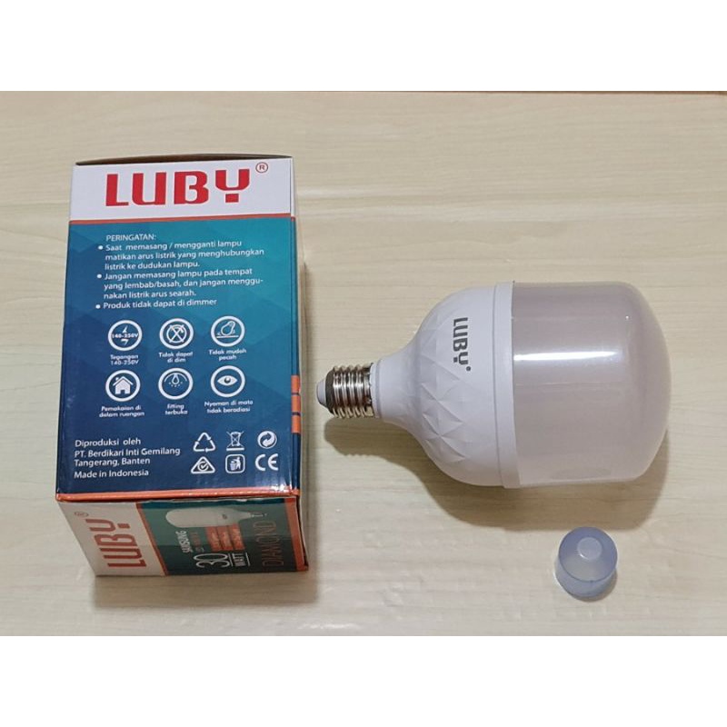 LAMPU LED LUBY DIAMOND 30 WATT CAPSUL NEW GENERATION CAHAYA PUTIH