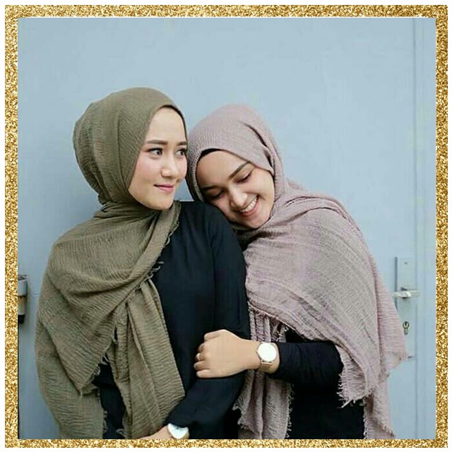 PASMINA CRINKLE MURAH SHAWL / HIJAB PASHMINA CRINKLE RAWIS KUSUT NEGRO SHAWL CRINCLE CRINCKLE IMPORT A28 PART 2