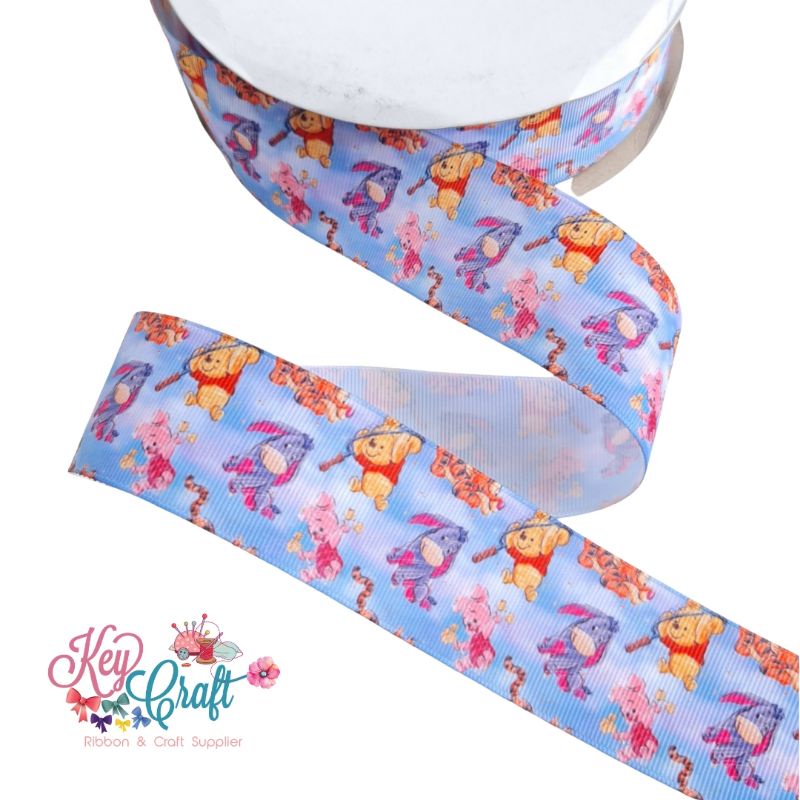 

Pita Grossgrain motif Winnie the pooh size 3,8cm