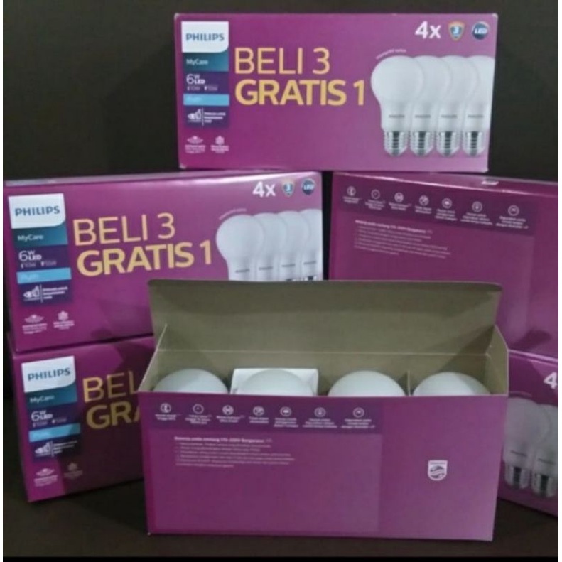 Lampu Led Philips MultiPack Cahaya Putih