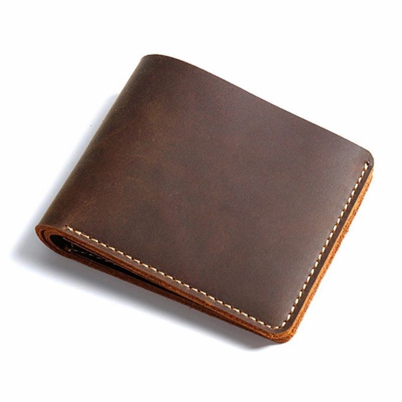 Dompet Kulit Crazy Horse - Dompet Pria - Dompet Lipat - Asli Kulit Sapi