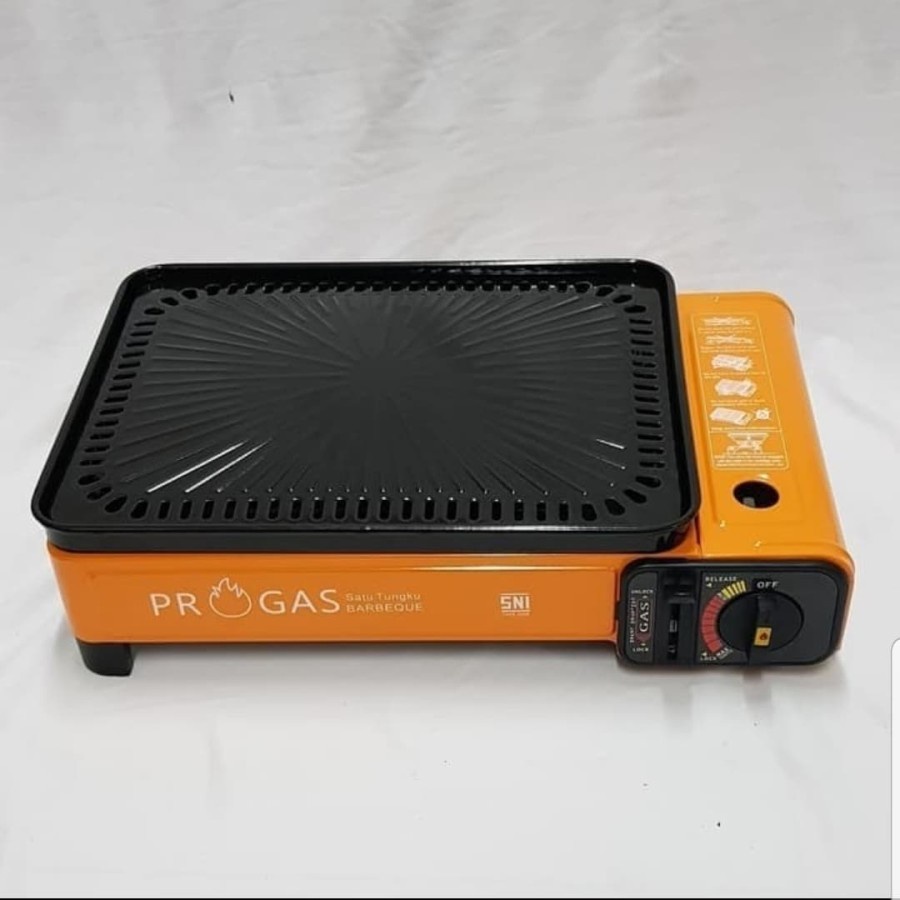 Kompor Grill Pan Portable Progas BBQ/Kompor Panggangan Progas NEW