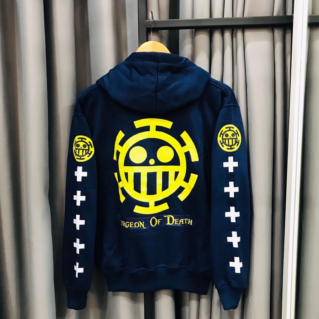 Hoodie Trafalgar Law Surgeon of Death Anime Manga One Piece Premium Unisex