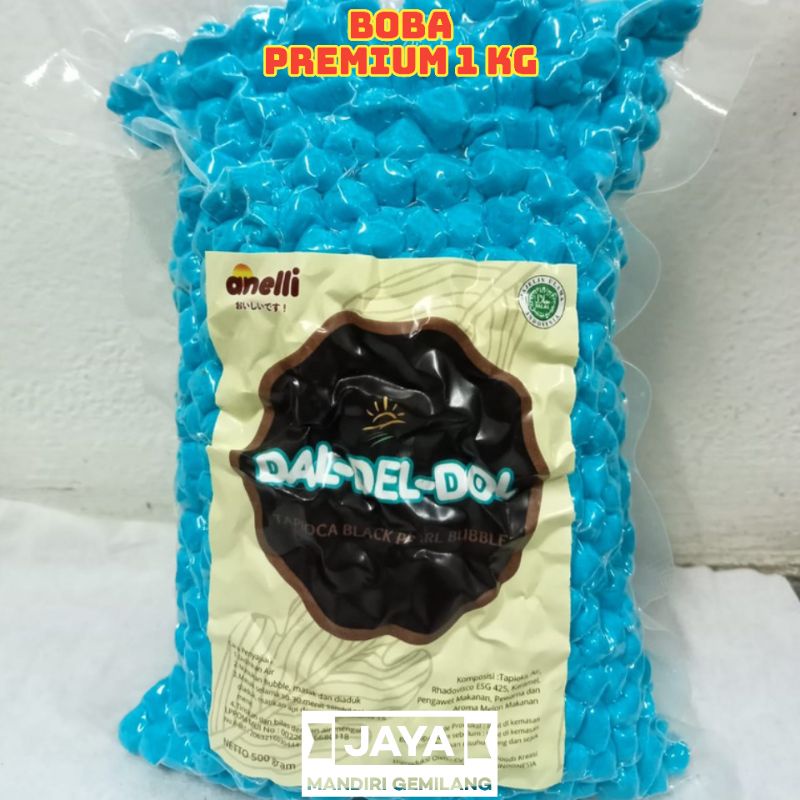

BOBA HITAM DAL DEL DOL MURAH 1 KG | BUBBLE TAPIOKA ANELLI