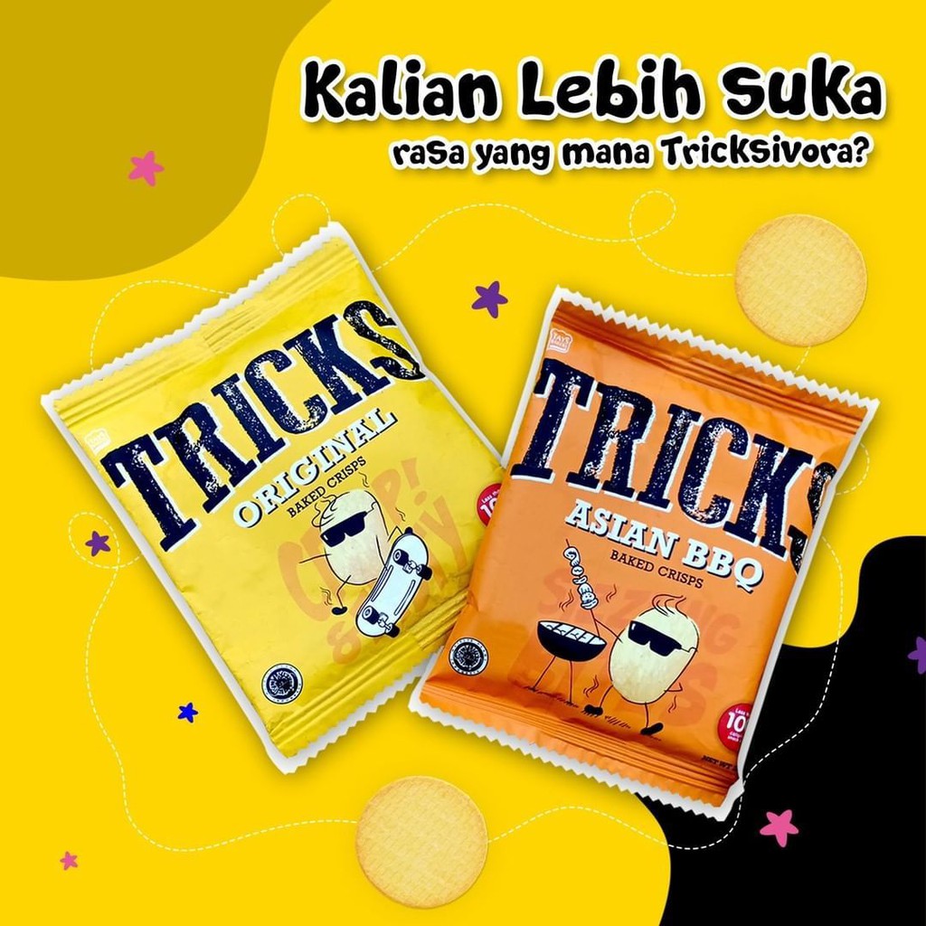 

Snack Tricks Baked Crips Kentang