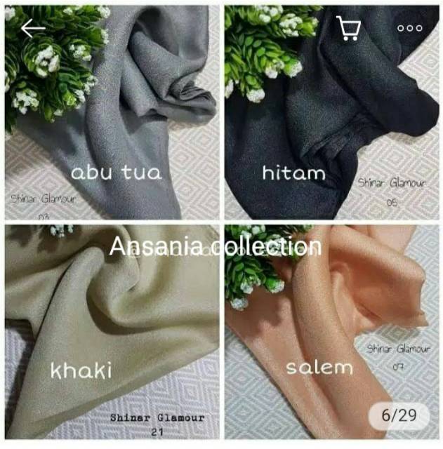 Shinar Glamour Ansania Square  - Jilbab Segiempat Sinar-5