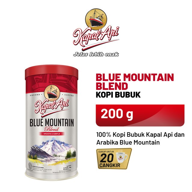 

(BISA COD) KAPAL API Blue Mountain Blend - Bubuk Kopi 200 gr