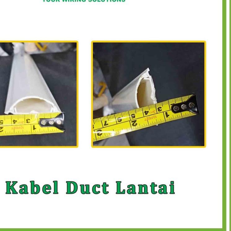 ✩ Kabel Protector Lantai / Kabel Ducting Lantai Oval 1 Meter NISO ☊
