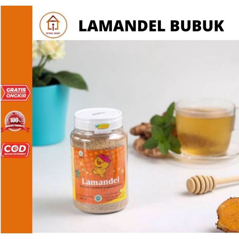 

LAMANDEL BUBUK BOTOL / LAMANDEL TERLARIS / JAMU LAMANDEL TENGGOROKAN