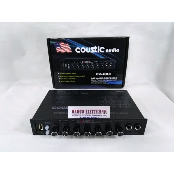 Parametrix Equalizer Pream Coustic Audio CA-803 Karaoke