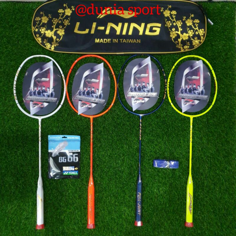 Raket badminton LINING T series 38 LBS, limited edition