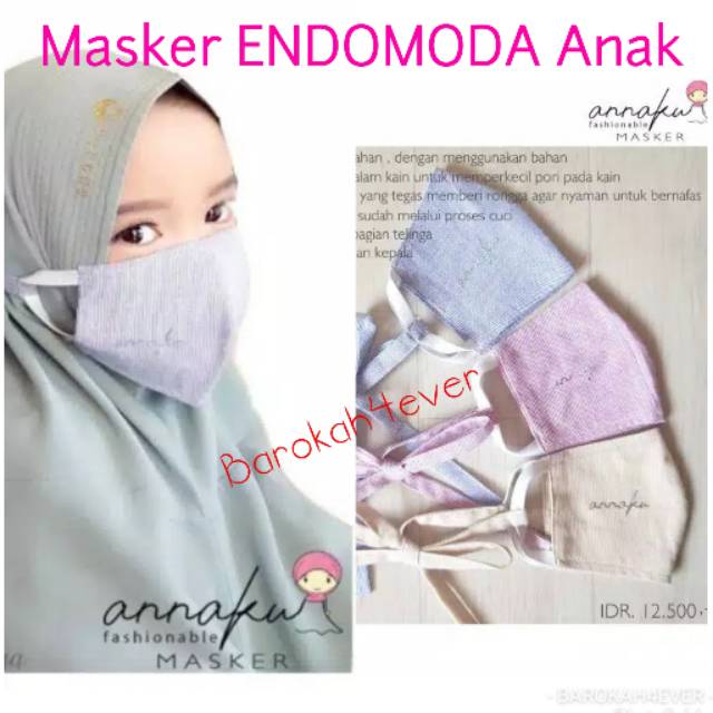 Masker ENDOMODA ANAK 3Lapis