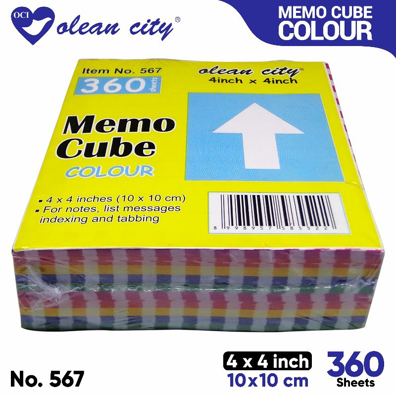 

[PCS] MEMO CUBE COLOR 360 SHEET N0.567*