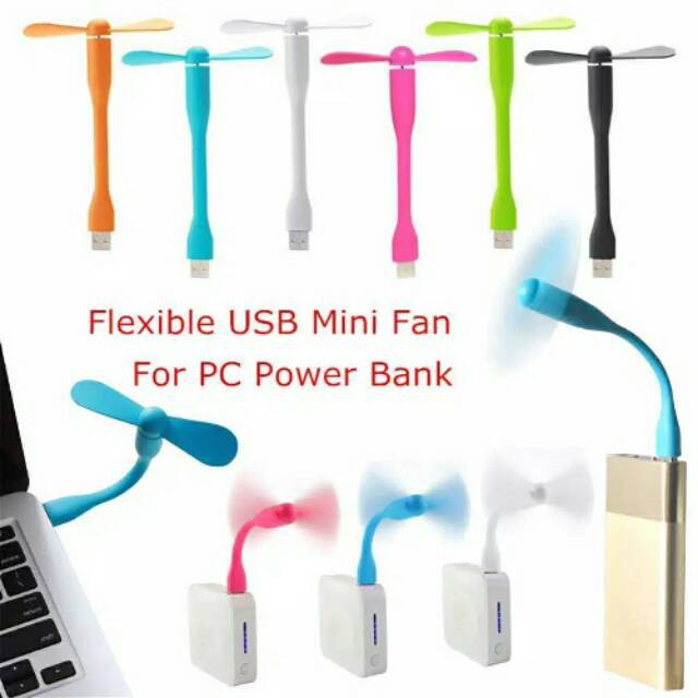 Trend-Kipas Angin Colok HP Lightning For Iphone Ipad / USB OTG Mini Travel Fan Baling Colokan Kecil