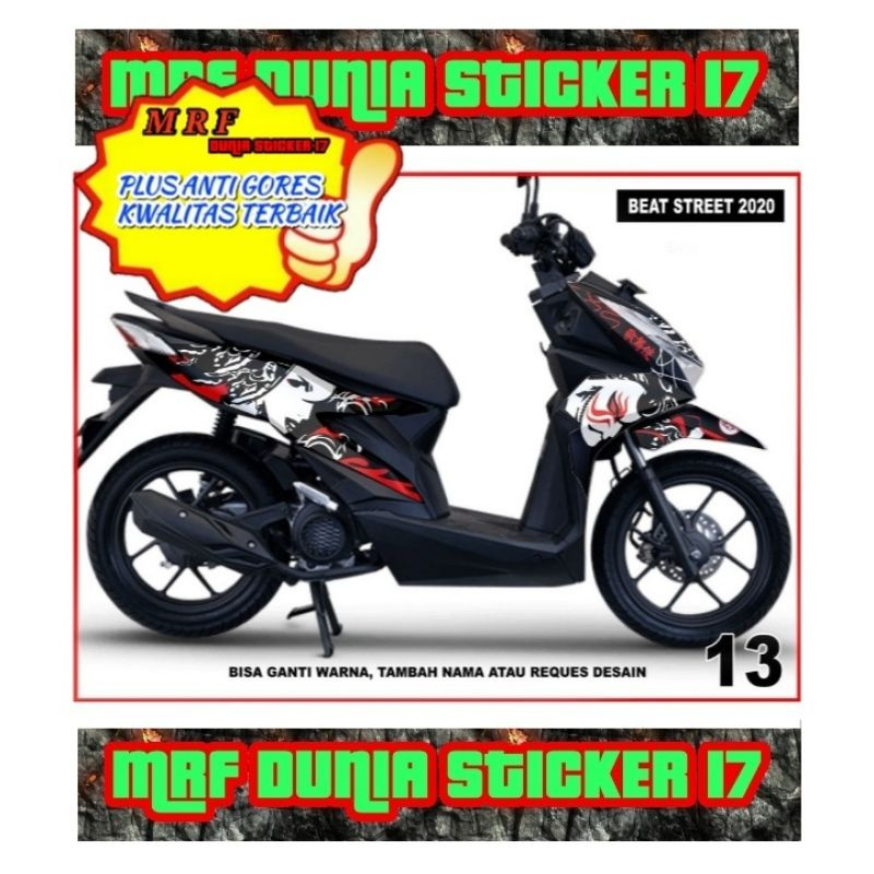 Sticker decal Beat street 2020 Full Body decal Beat street 2020 body Sticker Beat street 13