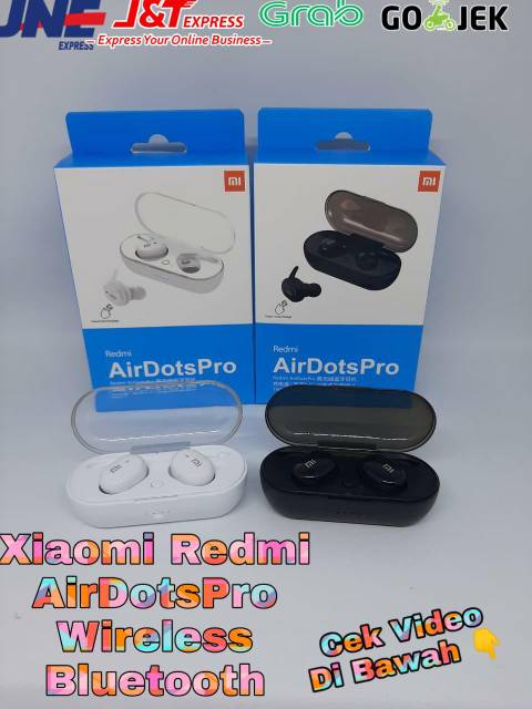 Earphone Bluetooth AirDots Pro Xiaomi Plus LED Headset TWS Wireless