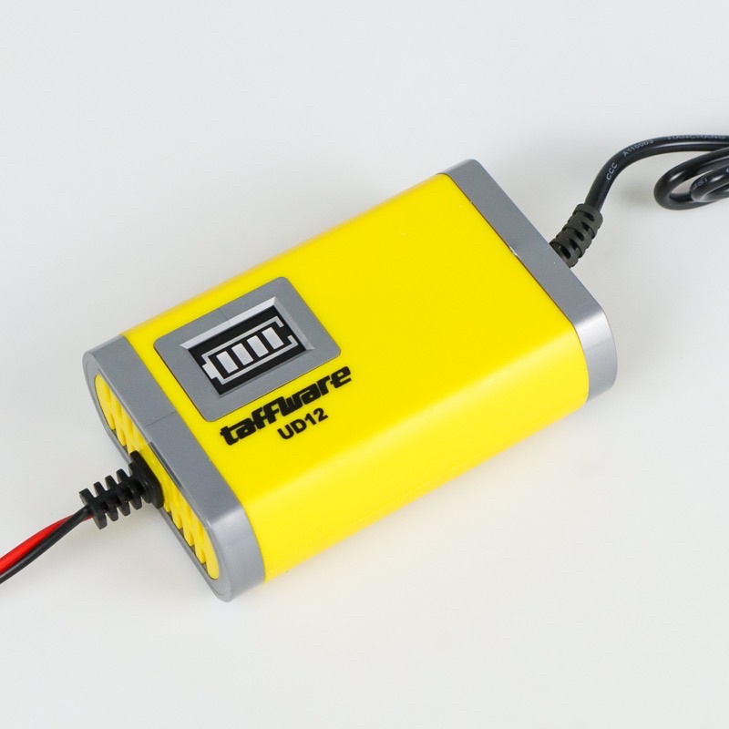 Taffware Charger Aki Motor Lead Acid 12V 2A - UD12 - Yellow