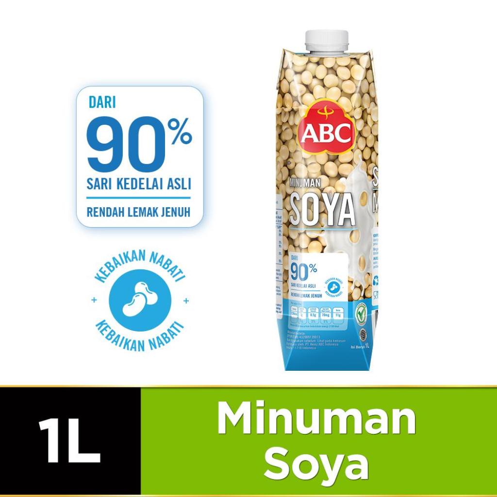 

ABC SOYA MILK DRINK 1000ML / ABC MINUMAN SUSU KEDELAI 1 LITER