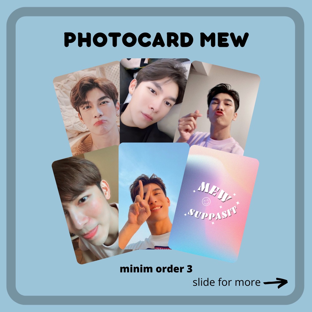 [UNOFFICIAL] PHOTOCARD MEW SUPPASIT THARNTYPE THAI ACTOR