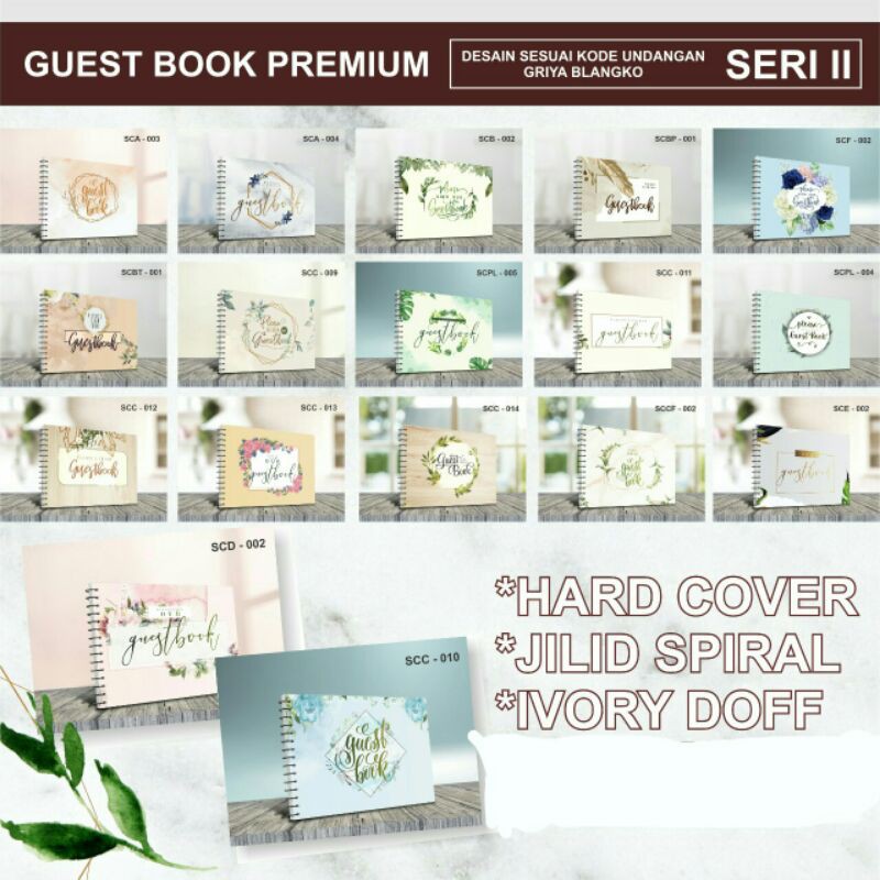 BUKU TAMU / GUESTBOOK / BUKU TAMU UNDANGAN / BUKU TAMU NIKAHAN
