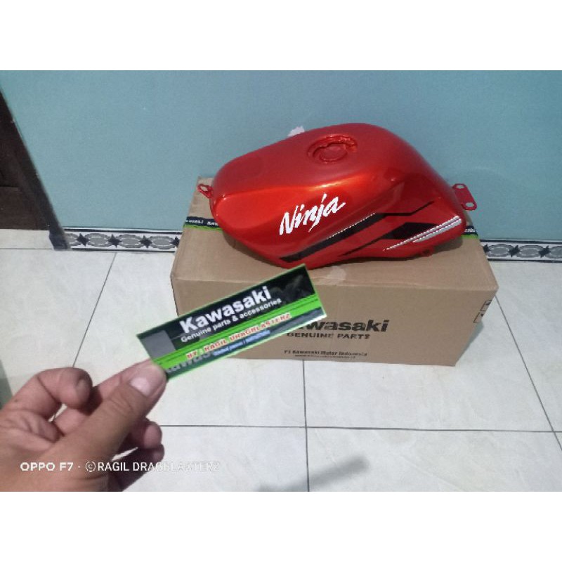 tangki new ninja rr orange 2015 original Kawasaki