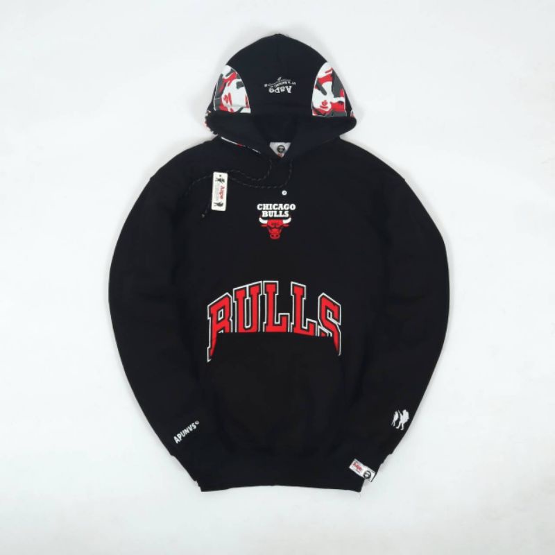 Hoodie Bape Original Jaket Sweater AAPE X CHICAGO BULLS Original