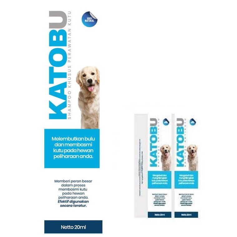 Katobu 20ml (For Dog) - Spray Penghilang Kutu Anjing