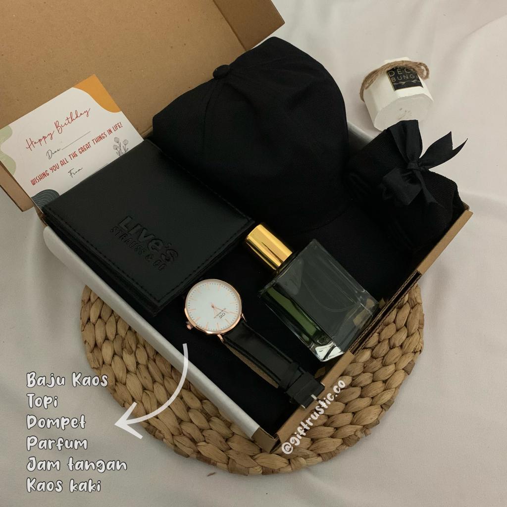 Hadiah Cowok Gift Box Cowok / Hadiah Pacar Aesthetic / Birthday / Graduation / Kado Cowok / Kado Pac