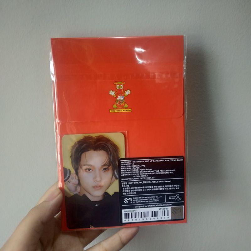 nct dream hot sauce pop up haechan sealed
