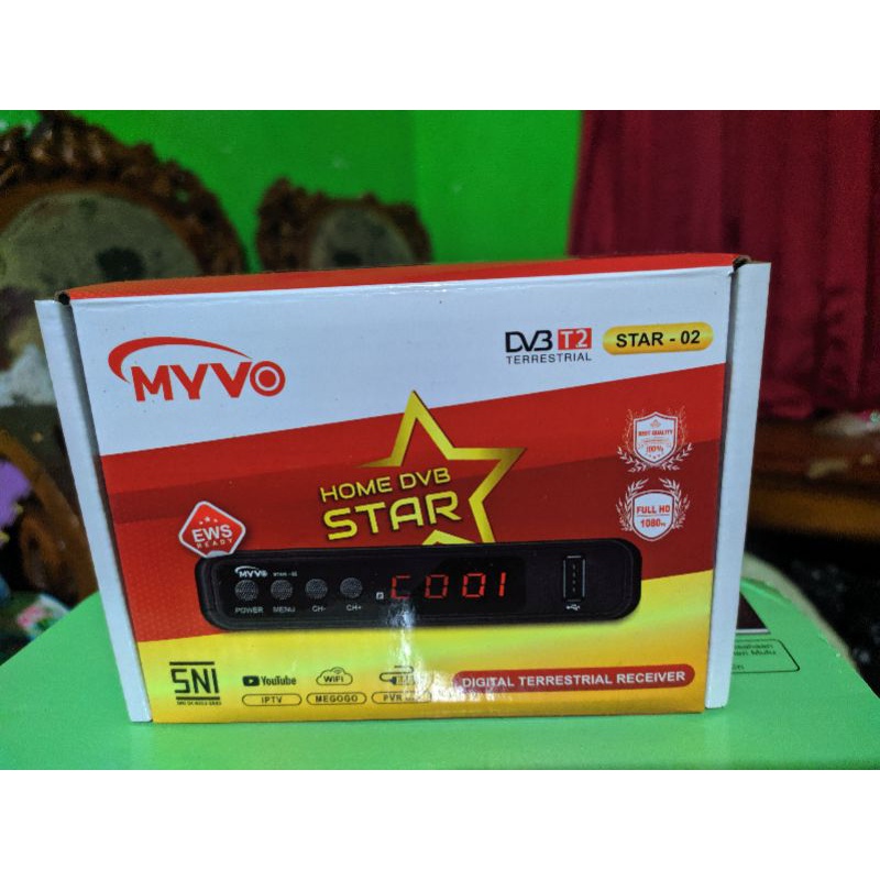 Digital Set Top Box HD Siaran DVB T2 Receiver STB Set top box DV3 T2 Siaran digital SNI MYVO PROMO