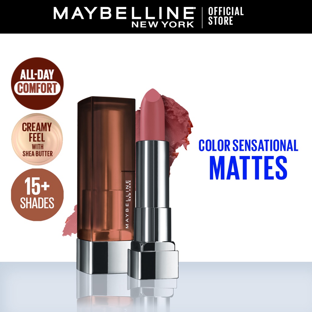 Maybelline Color Sensational The Powder Mattes - Matte Lipstick Make Up