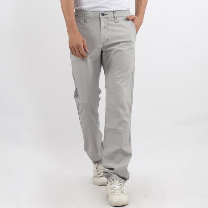 Pengiriman Cepat Edwin Jeans Japan Collection E53-FCM-902 Celana Chinos Panjang Pria - Abu-abu, 29
