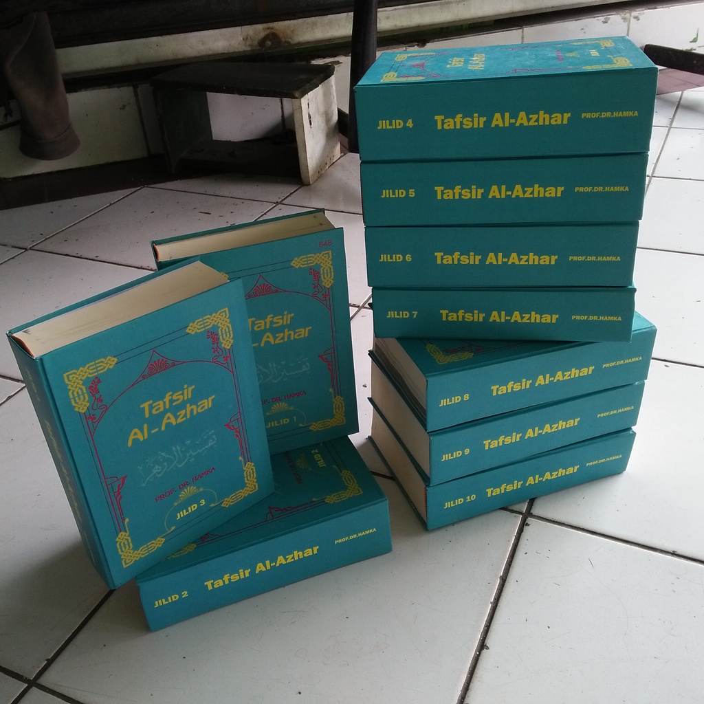 PAKET MURAH 10 BUKU TAFSIR AL AZHAR HARD COVER - PROF DR BUYA HAMKA [ORIGINAL]