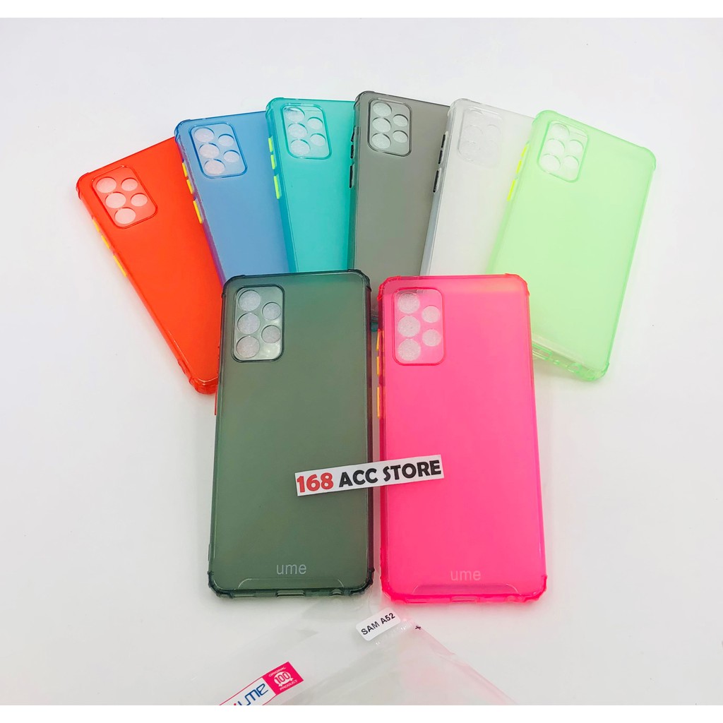 SILIKON SAMSUNG A52 CASE WARNA / SOFT CASE SAMSUNG A52 UME RAINBOW