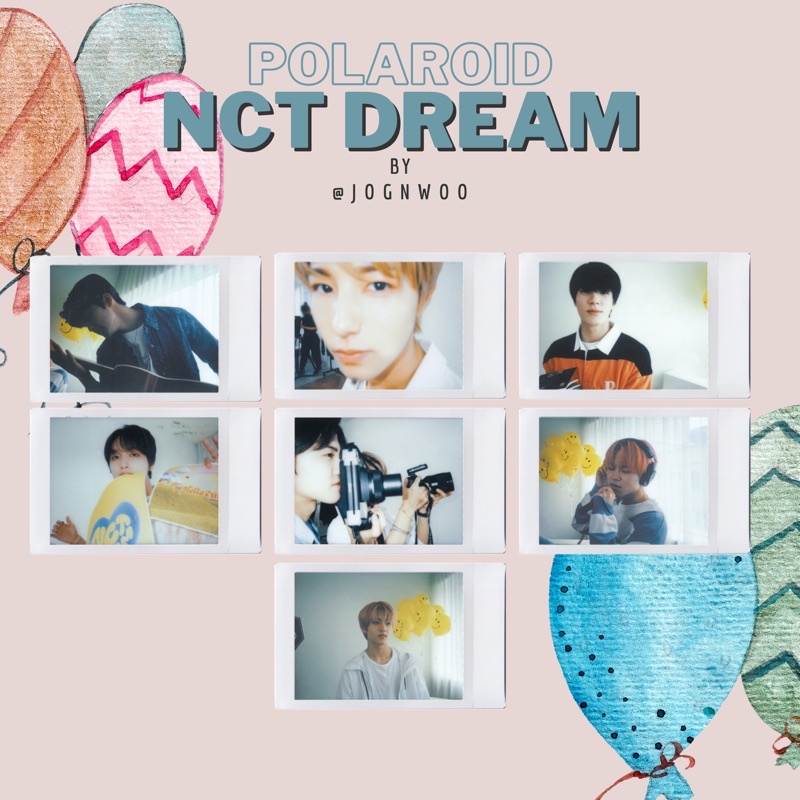 POLAROID ASLI NCT DREAM INSTAX ASLI