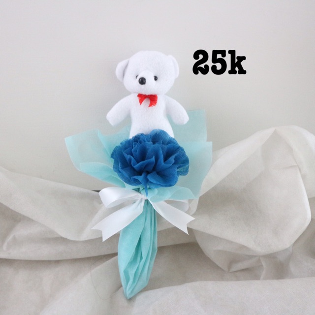 Buket bunga boneka beruang