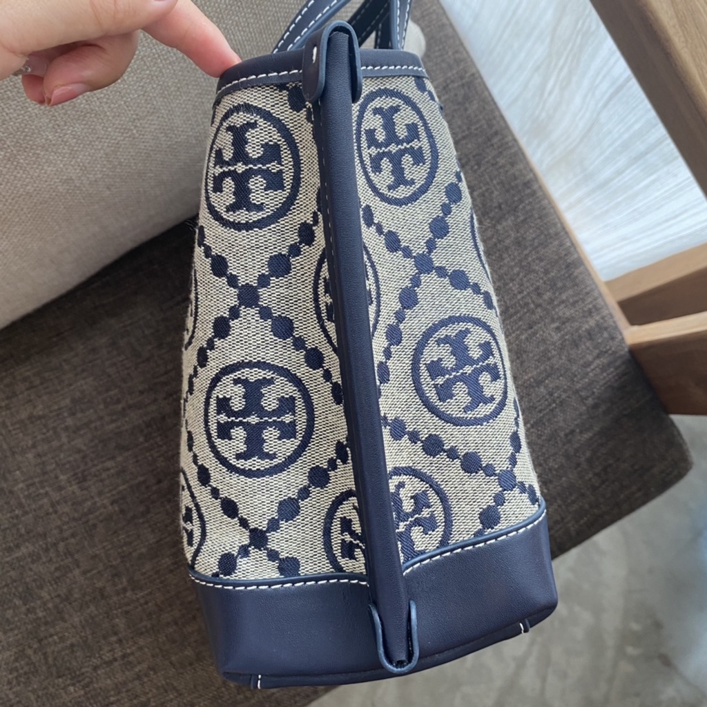 ready tas tory burch bag original 83313 83312 tb PERRY MONOGRAM Jacquard Tote Bag Wanita tas wanita import