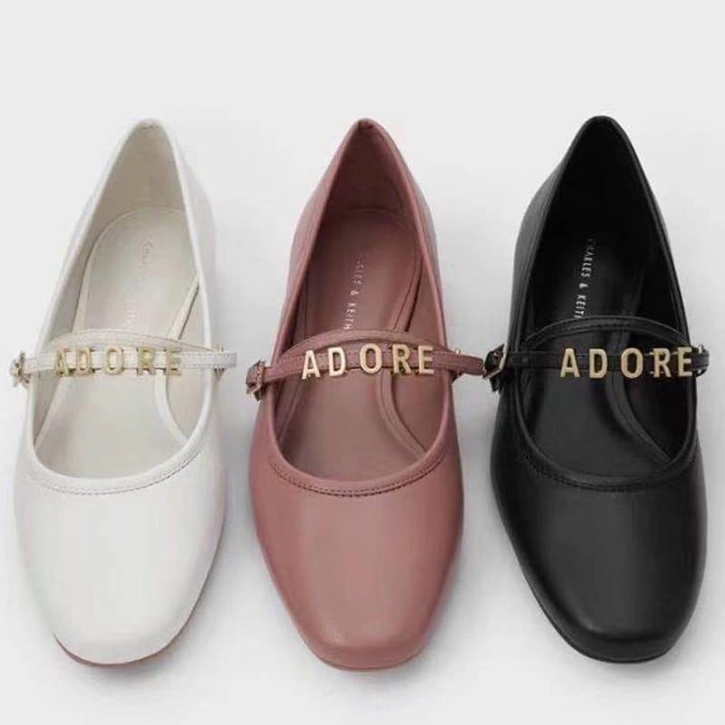 [✅BISA COD] 7787 CK ADORE SLIP ON FLAT SHOES (REAL PICTURE)