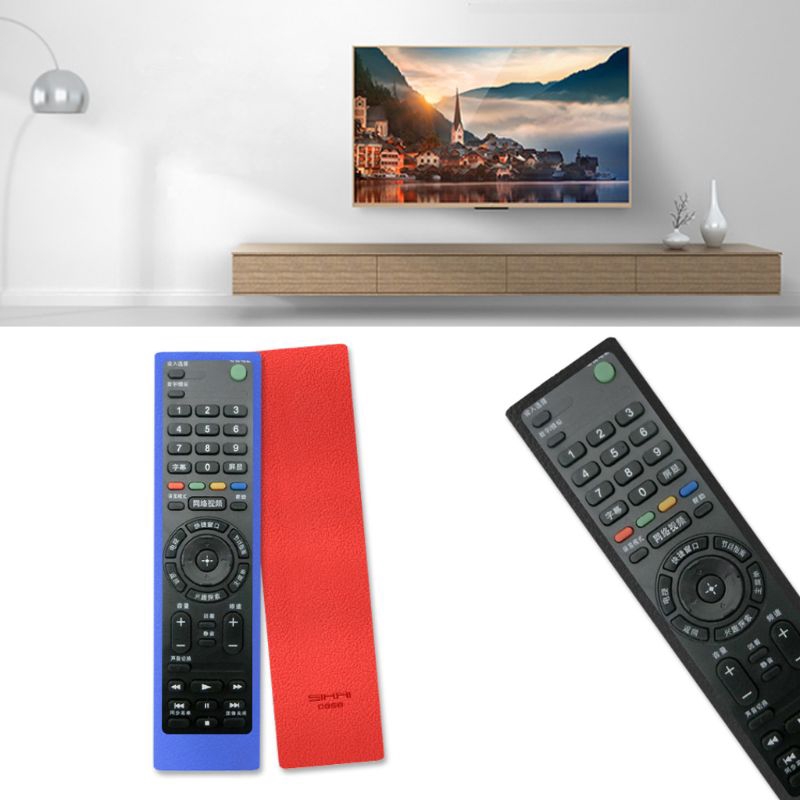 Case Remote Control Bahan Silikon Tahan Guncangan Untuk Sony Rmf-Tx200C 210 211 Tv Voice Controller