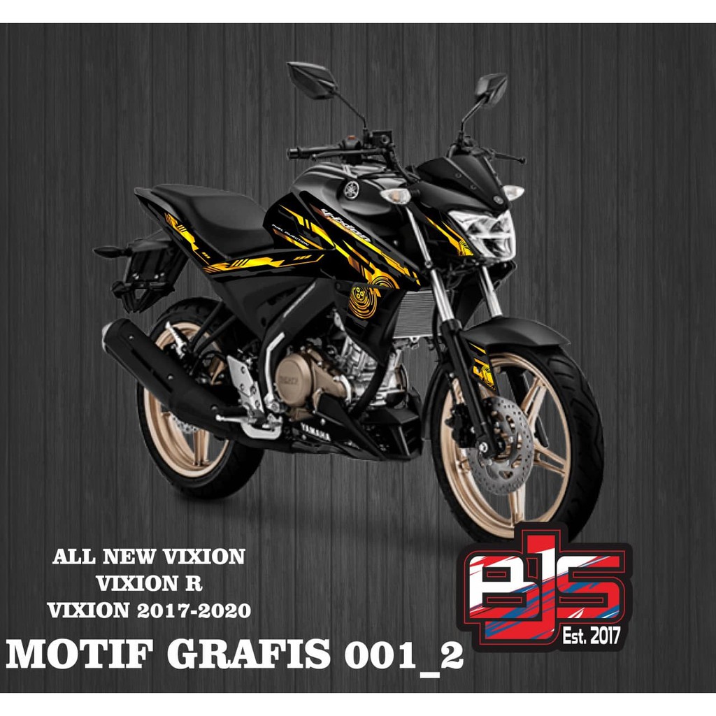 Stiker Variasi Striping List Decal Hologram Motor Yamaha All New Vixion Vixion R Motif Grafis 001 Shopee Indonesia