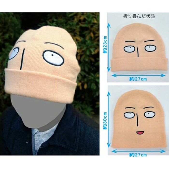 KUPLUK MASKER ONE PUNCH MAN SAITAMA ANIME