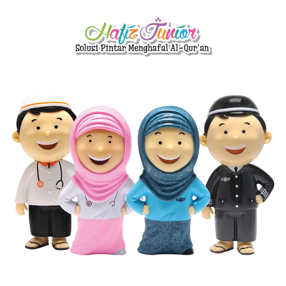 Hafiz Hafizah Junior Seri Dokter Dan Pilot Terbaru Talking Doll Mungil AlQolam Shopee Indonesia