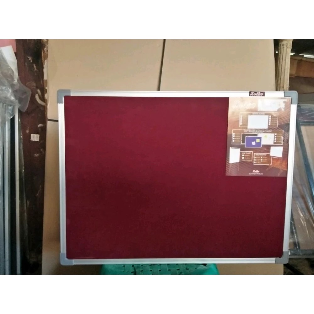 

Soft Board Bludru Merah Maron Keiko Uk 45x60 Cm