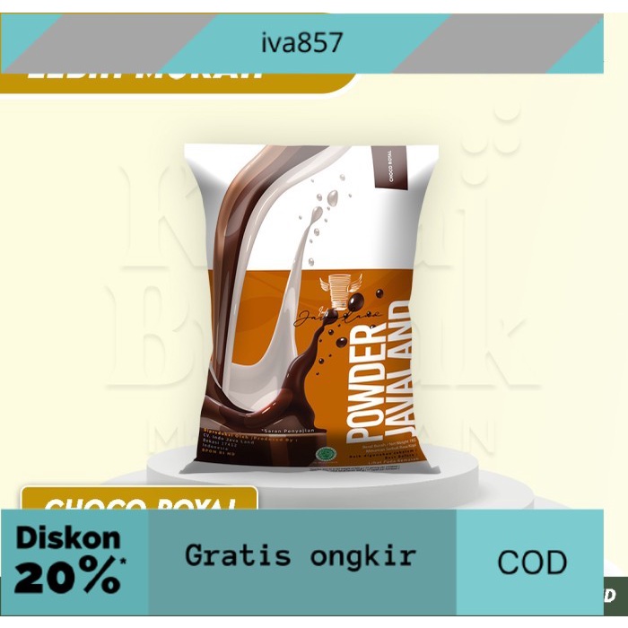 

PROMO Bubuk Chocolate Royal 1 kg GRATIS ONGKIR