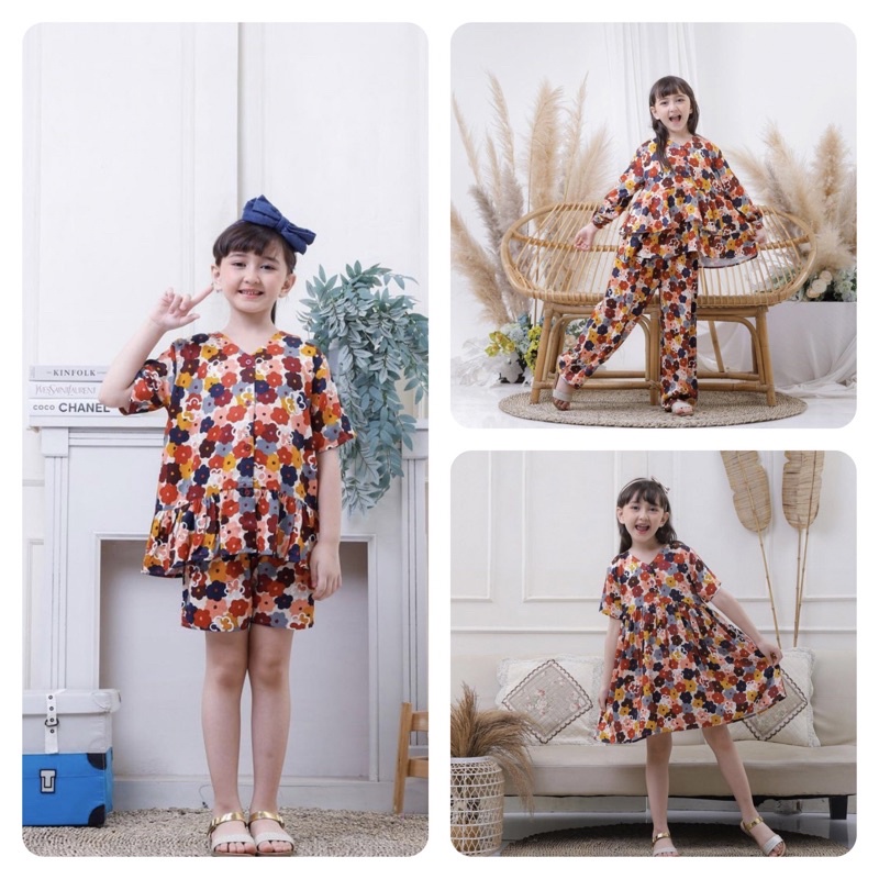 Pajamas Wave Nina set Kids by Little Numaa