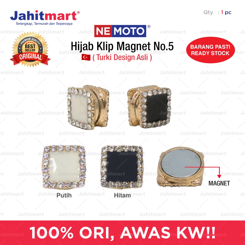 Hijab Clip/Magnet Klip/Penjepit Kerudung no 5