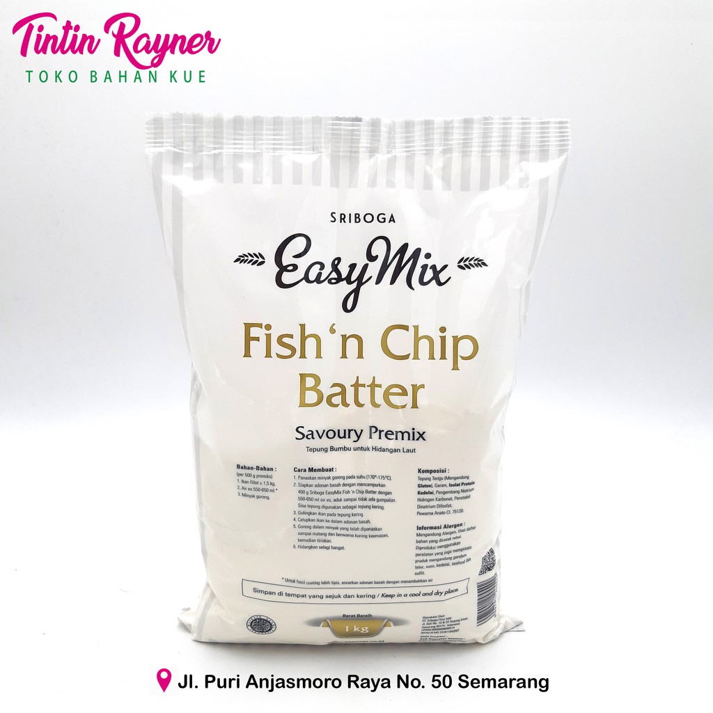 

Sriboga Easy Mix Fish n Chip Batter 1kg