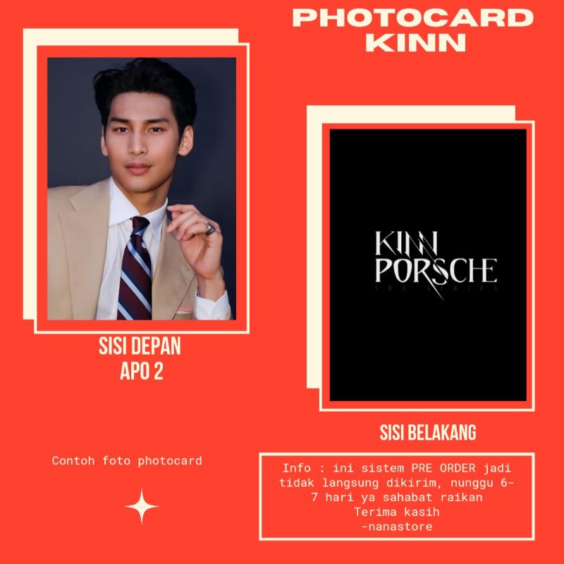 photocard mileapo (kinnporsche) baca deskripsi.