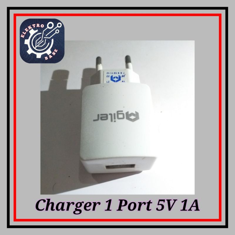 Jual Kepala Charger 1 Port USB 5V 1A | Shopee Indonesia